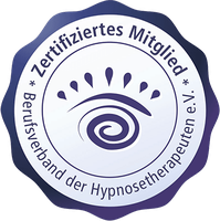 Siegel: Zertifiziertes Mitglied im Berufsverband der Hypnosetherapeuten e.V.